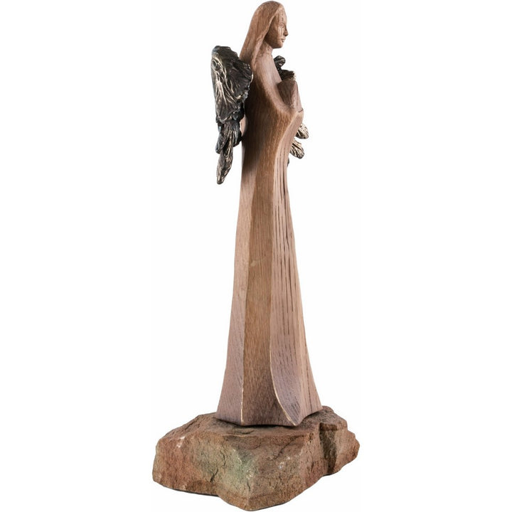 Anioł - Seria Ekskluzywna - Patron Wiernych - (Model 2 z 3)-Rzeźba sakralna-RzezbawDrewnie.pl-Viktor-Art