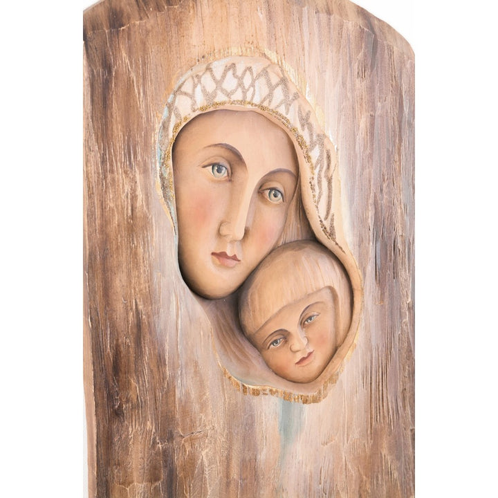 Madonna - Styl Ludowy - wyrzeźbione w drzewie-Rzeźba sakralna-RzezbawDrewnie.pl-Viktor-Art