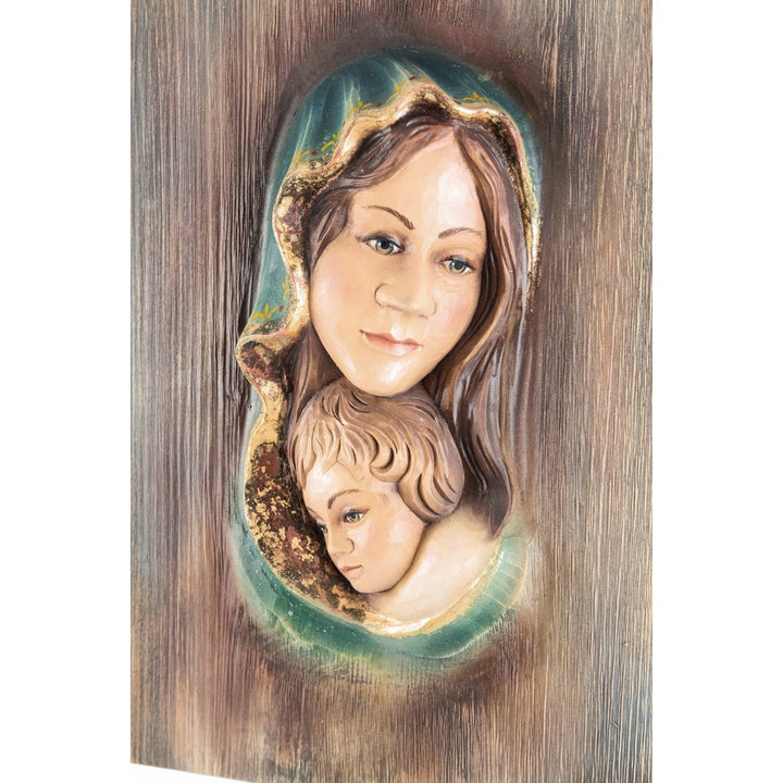 Matka Boska Maria z Dzieckiem Jezusem (Model 1)-Rzeźba sakralna-RzezbawDrewnie.pl-Viktor-Art