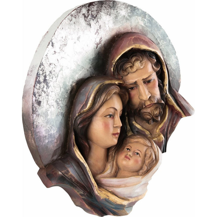 Święta Rodzina - Serce i Dom - Księżyc (model 8)-Rzeźba sakralna-RzezbawDrewnie.pl-Viktor-Art