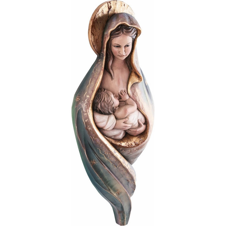 Matka Boska z Dzieckiem Jezus - Karmienie Piersią-Rzeźba sakralna-RzezbawDrewnie.pl-Viktor-Art