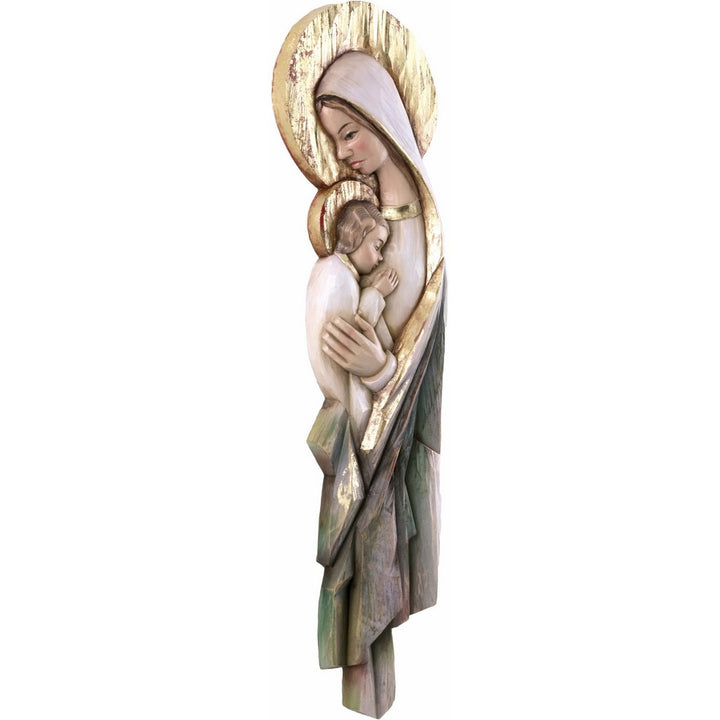 Święta Maryja z Dzieckiem Jezusem - Czysta Miłość-Rzeźba sakralna-RzezbawDrewnie.pl-Viktor-Art