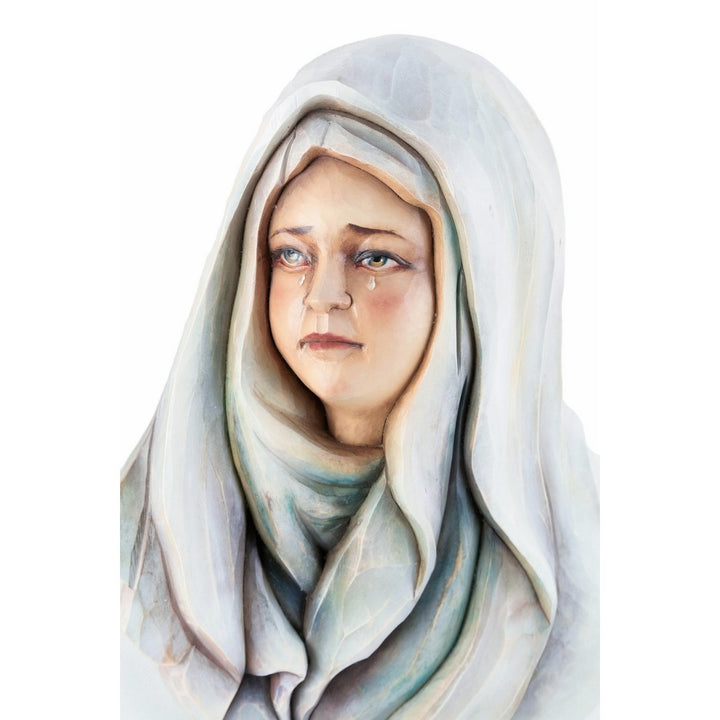 Pocieszanie Najświętszej Marii Panny - Symbol Współczucia-Rzeźba sakralna-RzezbawDrewnie.pl-Viktor-Art