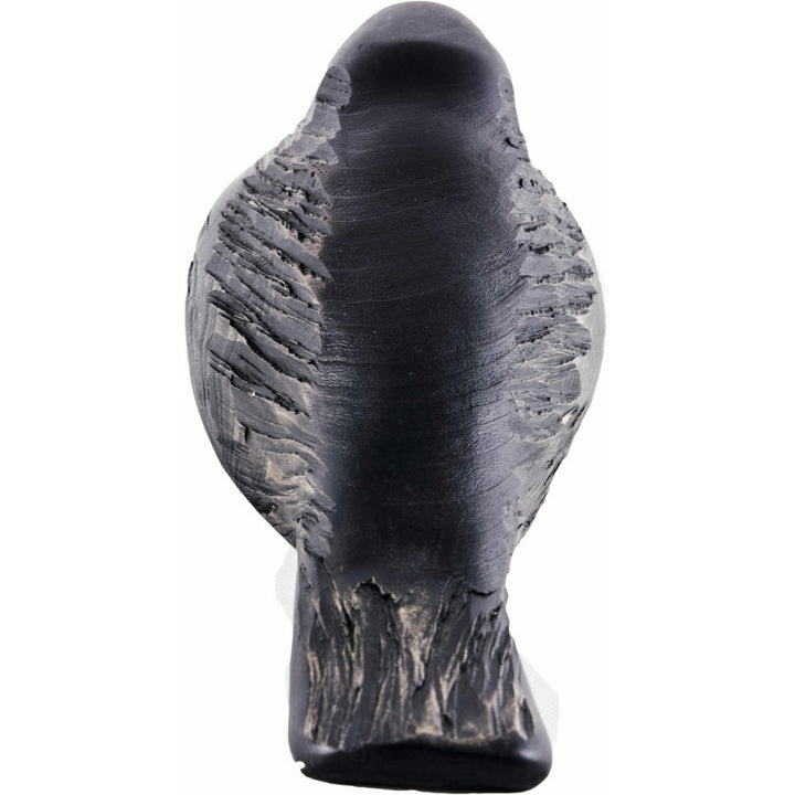 Czarna wrona / Kruk - rzeźba drewniana (Model 2)-Rzeźba dekoracyjna-RzezbawDrewnie.pl-Viktor-Art