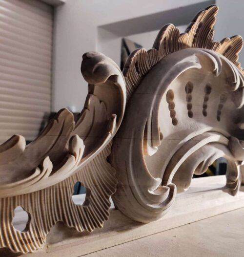 Magia rzeźbionej sztuki rzeźba drewniana – dekoracja salonu – ujęcie 2