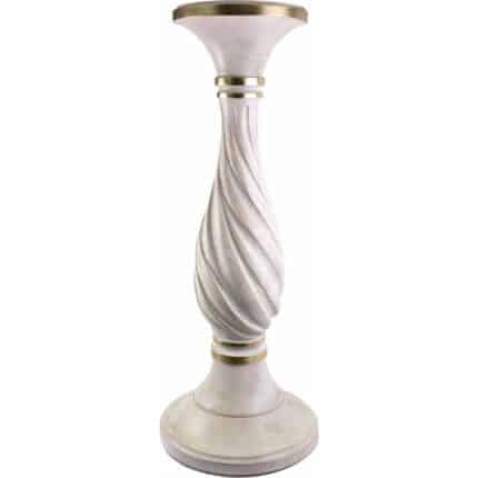 Kwietnik - Piedestał - Cokół (Model 1 - Tornado) rzeźba drewniana – dekoracja gabinetu