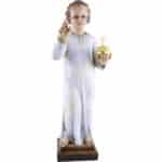 Dziecko Jezus - Błogosławieństwo figura drewniana – prezent na pierwszą komunię – ujęcie 4