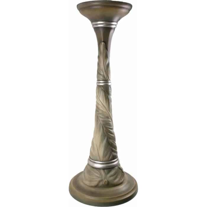 Kwietnik - Podstawa - Cokół (model 2 - Zamknięty Liść) rzeźba drewniana – dekoracja biura