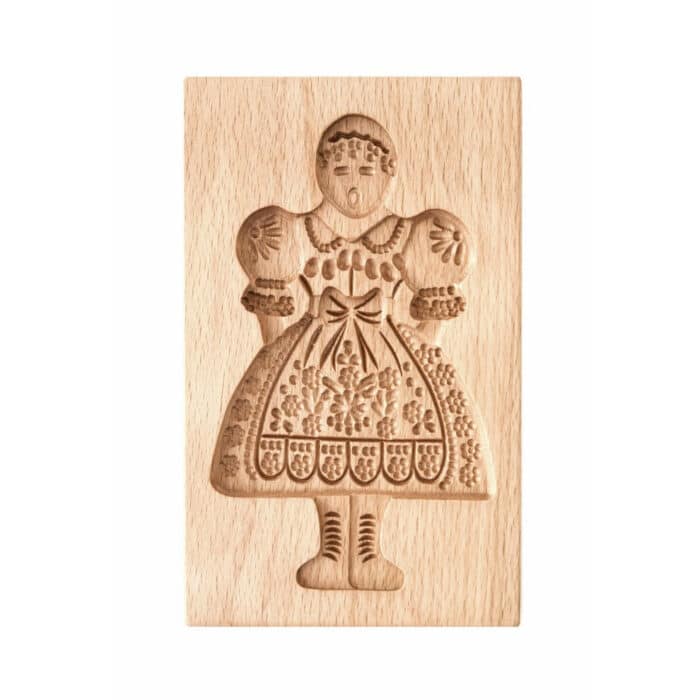 Forma do Piernika - Forma do ciasteczek (Pani Domu) – elegancka rzeźba z drewna do Forma do Piernika - Forma do ciasteczek (Pani Domu) rzeźba drewniana – dekoracja biblioteki – ujęcie 5