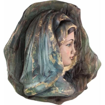 Święta Maryja - Zmartwychwstanie figura drewniana – prezent na chrzest – ujęcie 3