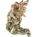 Anioł - Oddający hołd (Model 1) figura drewniana – prezent na ślub – ujęcie 2