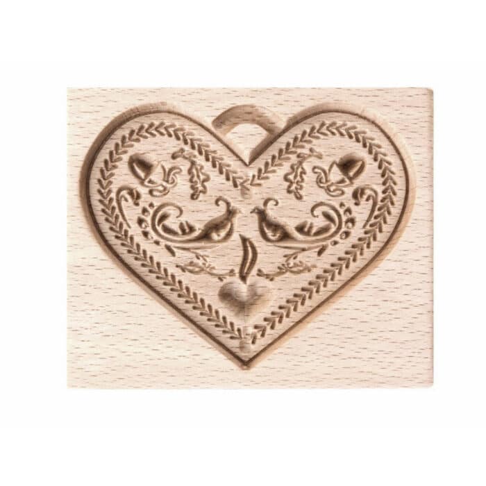 Forma do Piernika - Foremka do ciasteczek (Serce 1) – elegancka rzeźba z drewna do wnętrza Forma do Piernika - Foremka do ciasteczek (Serce 1) rzeźba drewniana – dekoracja wnętrza – ujęcie 8