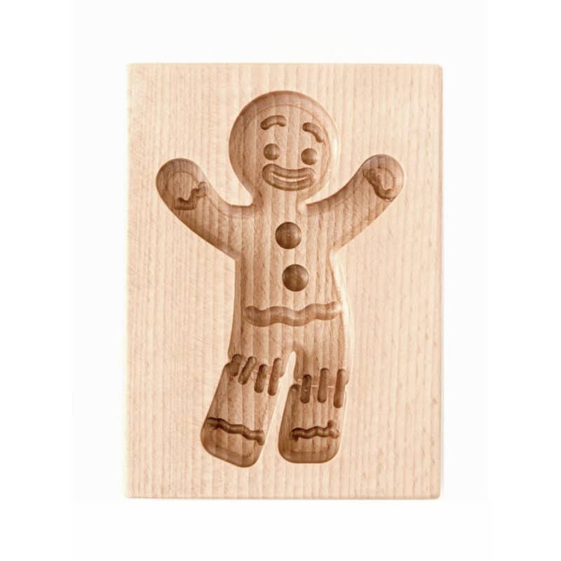 Forma do Piernika - Foremka do ciasteczek (Gingy - Ciastek - Impreza!) rzeźba drewniana – dekoracja gabinetu – ujęcie 4