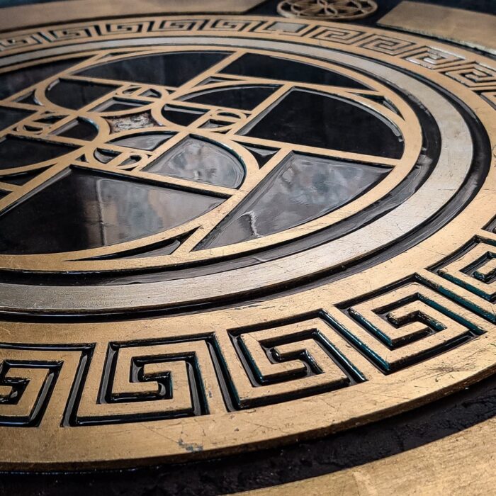 Obraz - Harmonia Życia (Art Deco) rzeźba drewniana – dekoracja gabinetu