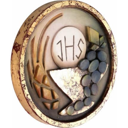 Pierwsza Komunia - Pamiątka Wdzięczności (model 1) figura drewniana – prezent na ślub – ujęcie 2