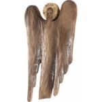 Anioł - sztuka współczesna - Zaduma (model 1) figura drewniana – prezent na rocznicę ślubu – ujęcie 2