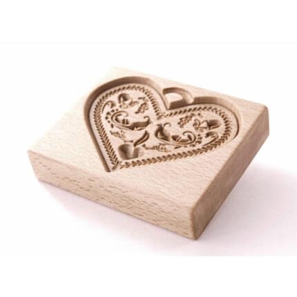 Forma do Piernika - Foremka do ciasteczek (Serce 1) rzeźba drewniana – dekoracja salonu – ujęcie 7