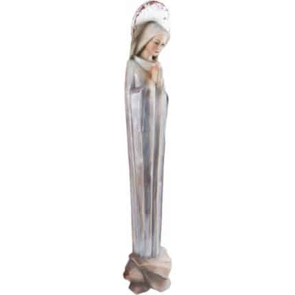 Madonna - Srebrne Niebo - na skałach figura drewniana – prezent na ślub – ujęcie 3