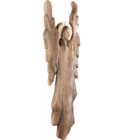 Anioł - Niebo - Taniec na wietrze figura drewniana – prezent na chrzest – ujęcie 2