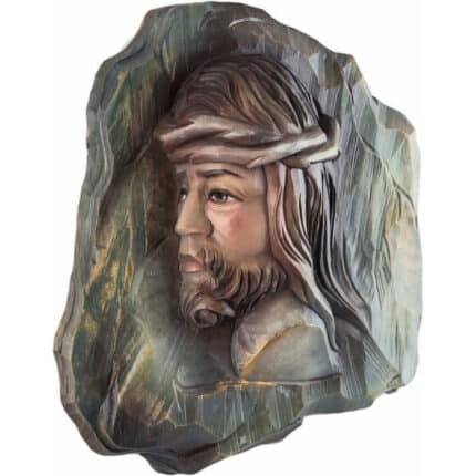 Jezus Chrystus - Odkupienie figura drewniana – prezent na rocznicę ślubu – ujęcie 2