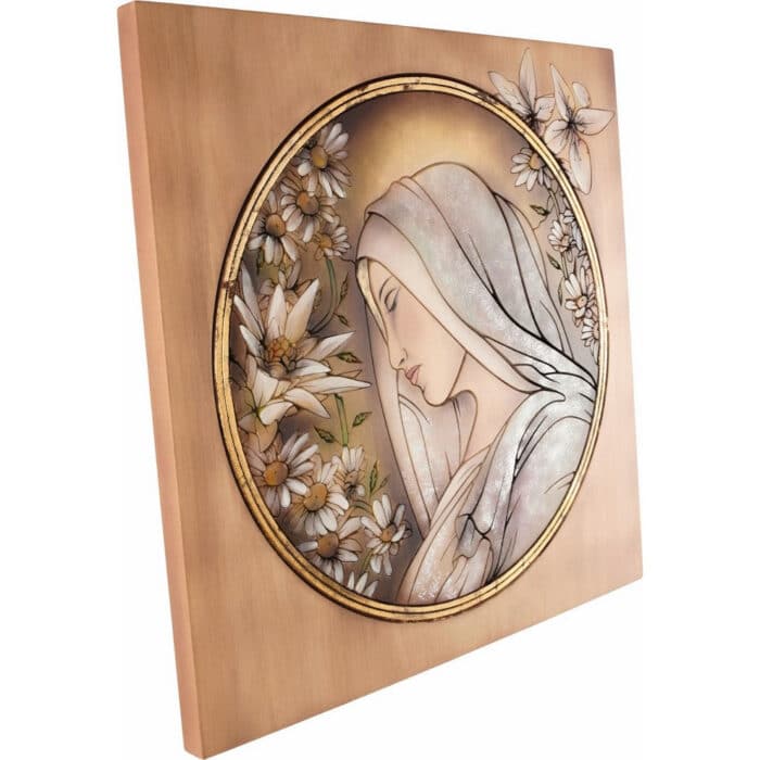 Portret Kobiety (model 1) rzeźba drewniana – dekoracja wnętrza – ujęcie 2