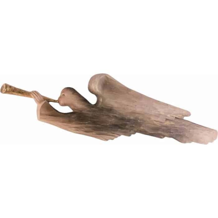 Anioł - Trębacz Gloria (model 1) figura drewniana – prezent na chrzest