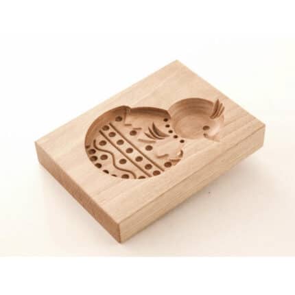 Forma do Piernika - Forma do ciasteczek (Pisklę Wielkanocne) rzeźba drewniana – dekoracja wnętrza – ujęcie 4