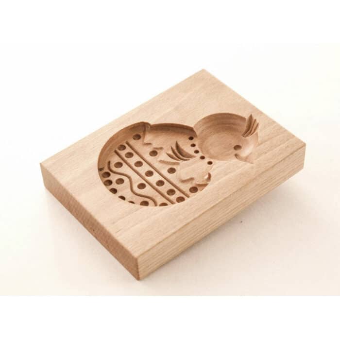 Forma do Piernika - Forma do ciasteczek (Pisklę Wielkanocne) rzeźba drewniana – dekoracja wnętrza – ujęcie 4