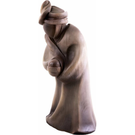 Trzech Króli - Kacper rzeźba drewniana – dekoracja salonu – ujęcie 2