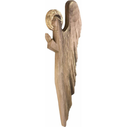 Anioł - Modlitwa Pańska (Model 2) figura drewniana – prezent na rocznicę ślubu