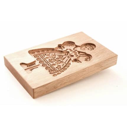 Forma do Piernika - Forma do ciasteczek (Pani Domu) rzeźba drewniana – dekoracja biura – ujęcie 4