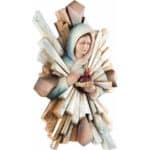 Święta Maryja - Serce Miłości figura drewniana – prezent na jubileusz – ujęcie 2