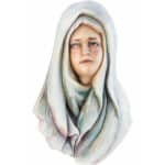 Pocieszanie Najświętszej Marii Panny - Symbol Współczucia rzeźba drewniana – dekoracja biura – ujęcie 2