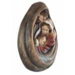 Święta Rodzina - Serce i dom - Kropla Miłości (model 7) figura drewniana – prezent na jubileusz – ujęcie 3