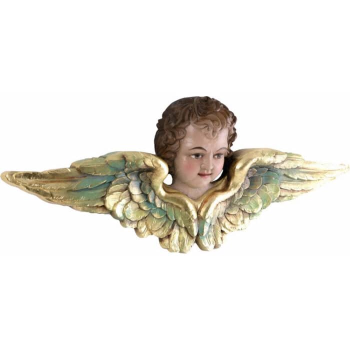 Anioł Opatrzności figura drewniana – prezent na chrzest