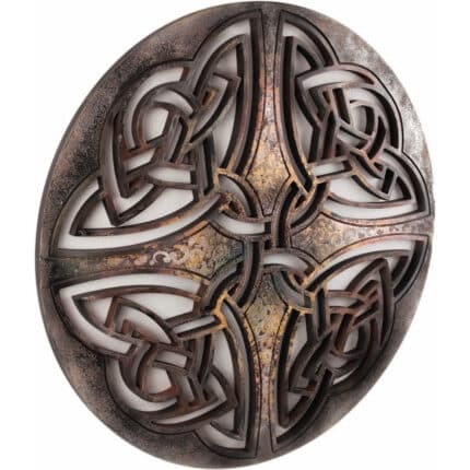 Dekoracja Ścienna (wzór celtycki 2) rzeźba drewniana – dekoracja biblioteki – ujęcie 2