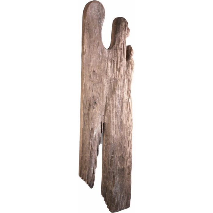 Anioł - Modlitwa Pańska (model 1) figura drewniana – prezent na jubileusz – ujęcie 2