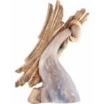 Anioł - Skromny (model 2) figura drewniana – prezent na chrzest – ujęcie 2