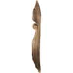 Anioł - sztuka współczesna - Zaduma (model 2) figura drewniana – prezent na rocznicę ślubu – ujęcie 2