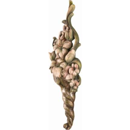 Supraporta - Ornament - Róg Obfitości - Model 6 rzeźba drewniana – dekoracja wnętrza
