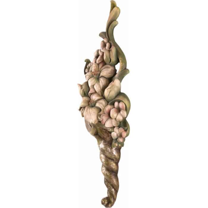 Supraporta - Ornament - Róg Obfitości - Model 6 rzeźba drewniana – dekoracja wnętrza
