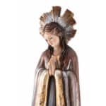 Madonna - Miłosierdzie - Księżyc figura drewniana – prezent na jubileusz