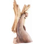 Anioł - Skromny (model 3) figura drewniana – prezent na jubileusz