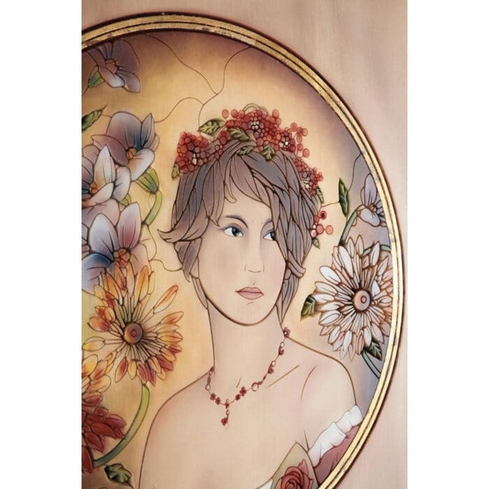 Portret Kobiety (model 4) rzeźba drewniana – dekoracja gabinetu