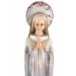 Madonna - Srebrne Niebo - na skałach figura drewniana – prezent na jubileusz