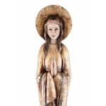 Madonna na Kuli Ziemskiej (Księżyc pod jej Stopami) - Złoto figura drewniana – prezent na ślub