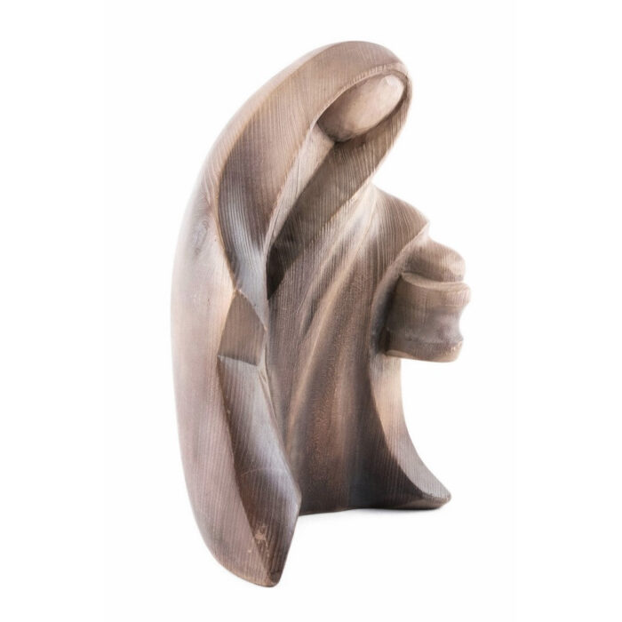 Święta Rodzina - Szopka - Nowoczesny projekt posągu (model 14) figura drewniana – prezent na pierwszą komunię – ujęcie 5