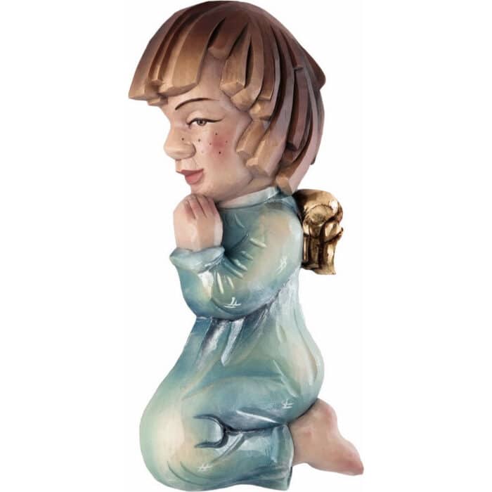 Anioł - Opiekun Dzieci (Chłopiec) figura drewniana – prezent na pierwszą komunię