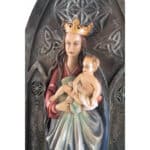 Święta Maryja i Dzieciątko Jezus - Styl Gotycki figura drewniana – prezent na jubileusz