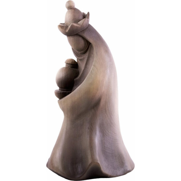 Trzech Króli - Melchior – elegancka rzeźba z drewna do gabinetu Trzech Króli - Melchior rzeźba drewniana – dekoracja gabinetu